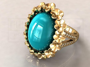 kengkod55 jóias ametista brilhantes diamant diamante esmeralda o engajamento livre gem gemas pedra preciosa ouro jóia platina precioso anel anéis ruby safira 3d print model - Mito3D