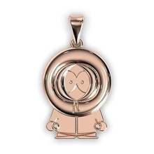 kenny mccormick pendant gold silver printable jewel sterling medalion fashion pendants jewelry 3d print model - Mito3D