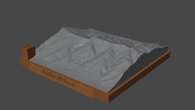 Spitze Berg Landschaft Vulkan Terrain Umgebung Natur Photogrammetrie Elevation Wissenschaft 3d print model - Mito3D