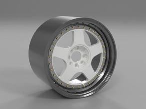 keskin kt1 rim wheel jdm automotive 3dprint hobby diy vehicle 3d print model - Mito3D