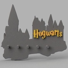 anahtar kulp destek harry çömlekçi hogwarts harrypotter anahtarlık tasarım kale castillo casa ev hp porta laves aksesuarlar 3d print model - Mito3D