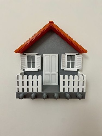 anahtar ev duvar sundurma giriş raf yosun kanca öz minimalist ayakta durmak dekor rahat iç sanat stil şık dekorasyon modern 3d print model - Mito3D