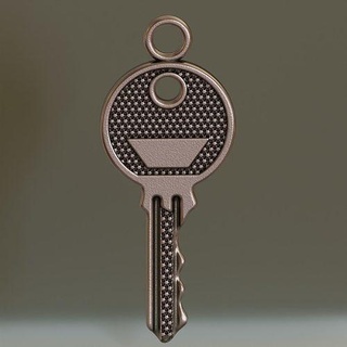 key pendant yale unlock lock jewelry door keychain house luck hexagonal round circle 10saleoff pendants 3d print model - Mito3D
