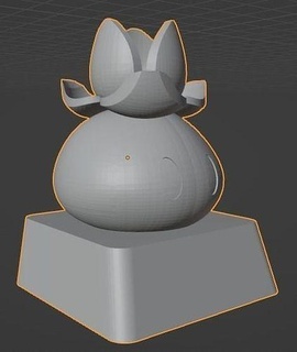 tecla genshin impacto limo dendro cuerpo pokemon pikachu teclado chorro juegos juguetes mecanica gorra arte esculturas 3d print model - Mito3D