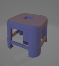 keycap plastic chair keycaps artisan mx cherry hobby diy robotics 3d print model - Mito3D