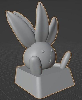 Tastenkappe Pokémon seltsam Pikachu Tastatur spritzen Spiele Spielzeuge mechanische pokemonkeycap Kunst 3d print model - Mito3D