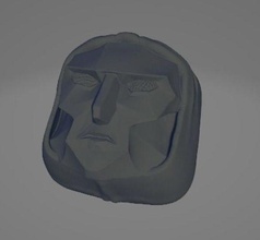 keycap calamar jeu chef masque noir loisir diy 3d print model - Mito3D