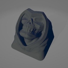 keycap thehood keycaps hood skull cherry mx hobby diy 3d print model - Mito3D