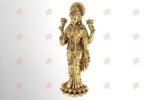 kadi laxmi ji or bijoux argent Collier bijouxindiensdusud Dieu bagwan antique personnage pendentifs mariage Indien bharat colliers 3d print model - Mito3D