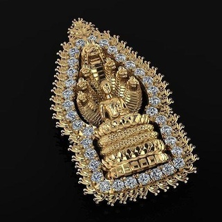 Khmer Buda Sanat b3 takı değerli yazdırılabilir mücevher elmas yüzük kolye Angkor cnc 3d yazıcı 3d print model - Mito3D