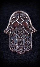 khomsa jewelry hand khoumsa young yang eye symbol om aum pendants fish peace star 3d print model - Mito3D