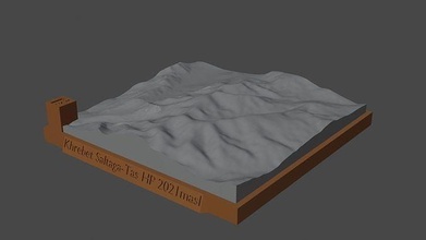 khrebet saltaga tas hp Montagne paysage volcan terrain environnement nature photogrammétrie élévation dem science 3d print model - Mito3D