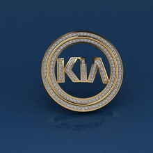 kia key-chain car sedan hatchback korea korean 2015 2011 keychain key chain cerato sportage noktamodel gold wear jewelry pendants 3d print model - Mito3D