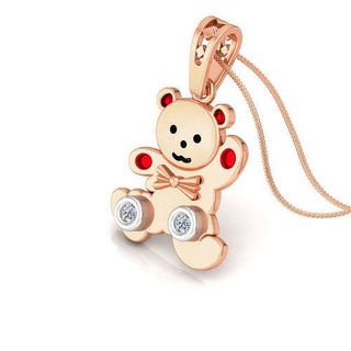 Kinder Panda Anhänger 3dm stl Detail druckbar Juwel Silber Halskette Schmuck Diamant Gold Reize Ultra Licht wt Baby 3d print model - Mito3D