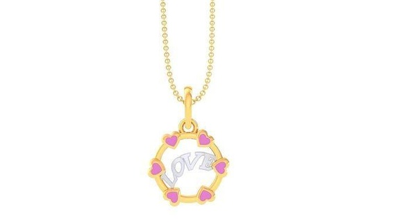 kids pendant - 38 love heart printable gem silver necklace jewel jewellery diamond gold jewelry pendants charms ultra light wt 3d print model - Mito3D