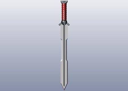 Chile espada acero equipo Thorin enano Bilbo condado Arte 3d print model - Mito3D
