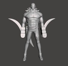 uccisore 3d modello figura of uomo pezzo hitokiri kamazou op giochi giocattoli 3d print model - Mito3D