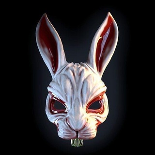 tueur lapin masque Halloween cosplay costumes film art mode jouets costume sculptures 3d print model - Mito3D