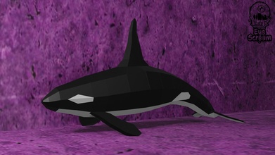 killer whale art design mammal hobby diy electronics 3d print model - Mito3D