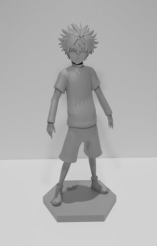 killua zoldyck kirua zorudikku manga anime chasseur débutant gon freccs alluka jeu cinéma figure statue jeux jouets 3D print model - Mito3D
