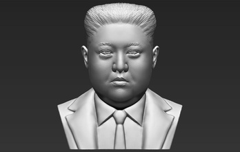 jong un büst 3d baskı hazır stl obj biçimleri kuzeyinde kore şöhret tanınmış politikacı siyaset xi uğursuzluk donald koz asya çin putin komünizm rusya il sanat heykeller 3d print model - Mito3D
