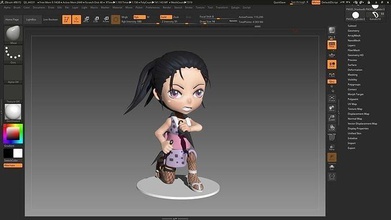 kimetsu yaiba ss2 hinatsuru sd personagem mulheres desenho animado menina fêmea 3d modelo jogos brinquedos 3d print model - Mito3D