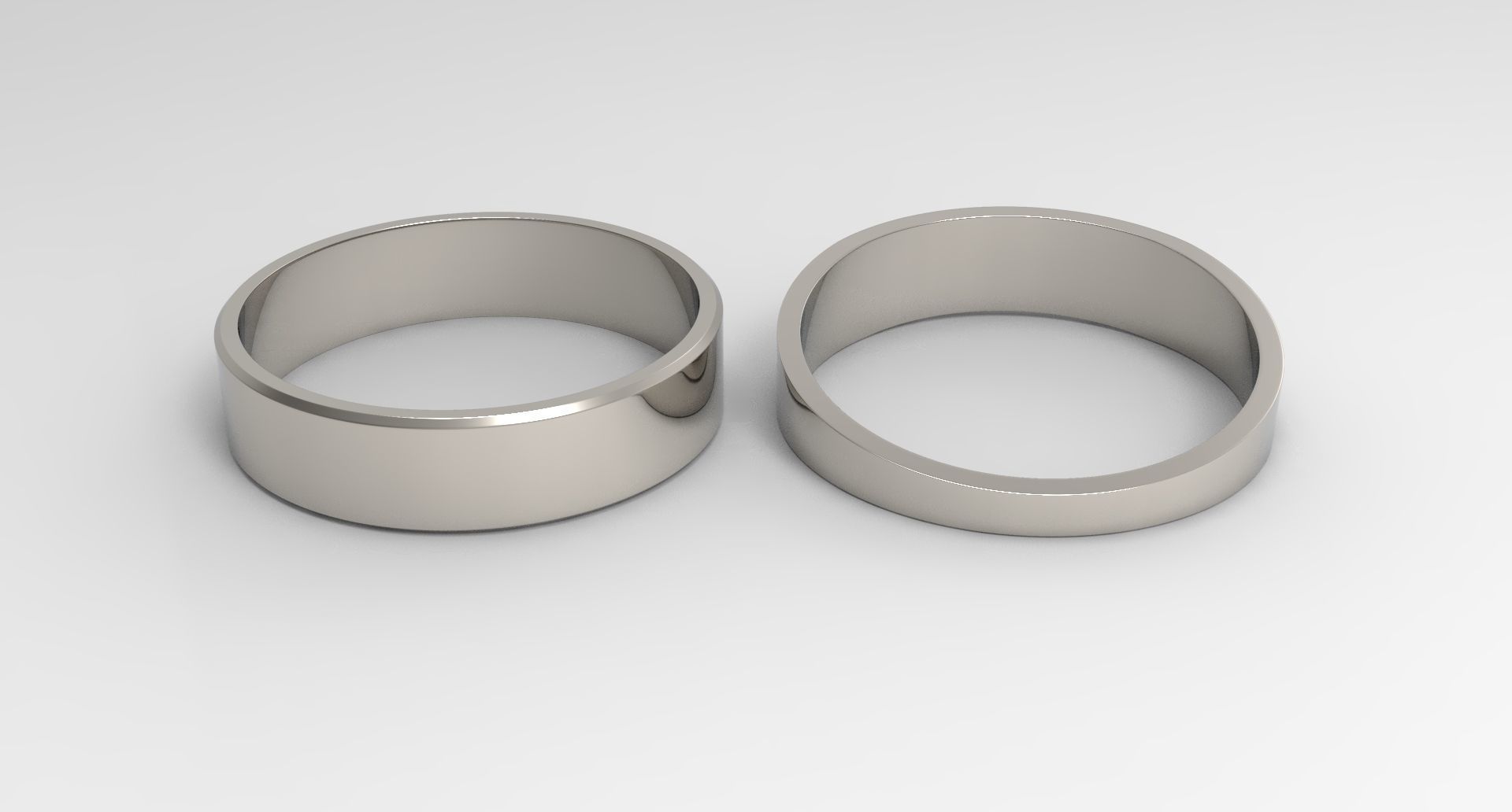 iyilik çift yüzük platin cilalı moda takı düğün yalıtılmış altın iş işaret parmak oyulmuş yüzükler 3D print model - Mito3D
