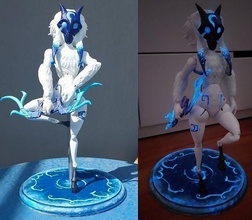 kindred ball jointed doll 3d printable lol leagueoflegends lamb wolf league of legends game toy artefact display games toys 3d print model - Mito3D