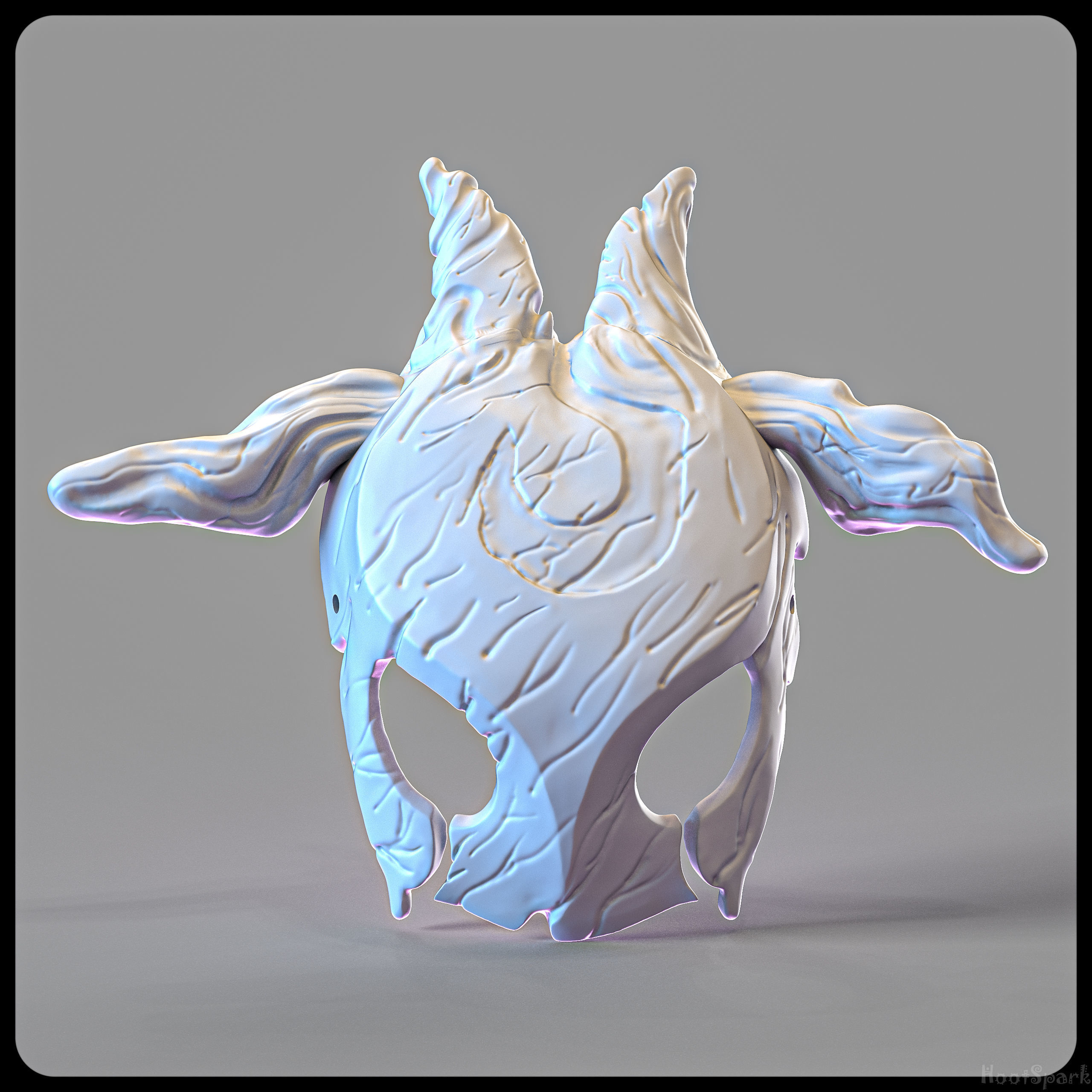 kindred mask cosplay 3d print model stl printing league of legends lol helmet toys wearable game accessories wolf printable games 3D print model - Mito3D