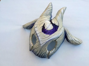 kindred mask cosplay league of legends leagueoflegends wearable printable toy games accessories 3d print 3dprint gameaccessories toys game lol 3d print model - Mito3D