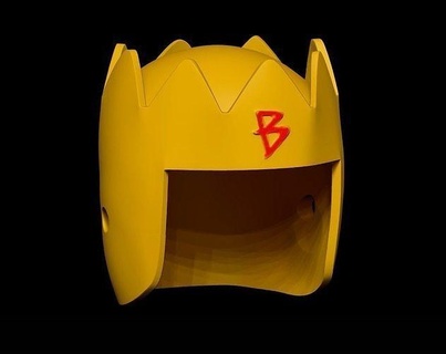 rei prumo capacete recreio disney bob coroa cosplay animação desenho animado arte esculturas 3d print model - Mito3D