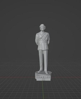 kral Charles iii Prens charles Kraliçe Elizabeth kraliçe Kraliyet Ailesi prenses Prenses Diana Leydi prens Diyar Sanat heykeller 3d print model - Mito3D
