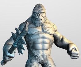 king kong kingkong monster animals figure sculpture statue art collectibles characters godzilla monsterverse toy fantasy skull island games toys 3d print model - Mito3D