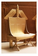 rei tut trono cadeira mobília batman mego 1966 1966batman 3d 3dprint adamwest passatempo faça 3d print model - Mito3D