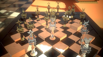 reino corazones iii ajedrez tablero 3dprinting arte square enix juguetes juegos 3d print model - Mito3D