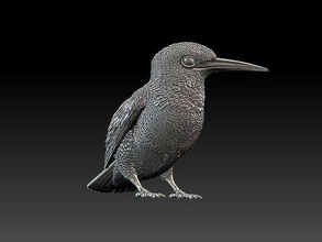kingfisher bird birds dove print statue cuckoo tit sculpture highpoly art sculptures 3d print model - Mito3D