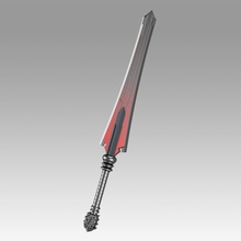 kingsglaive final fantezi xv ff15 glauca kılıç kostüm oyunu silah destek kopya yazdırılabilir hobi kendin yap 3d print model - Mito3D