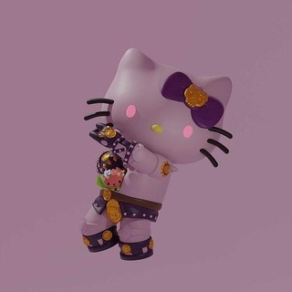 kira Frequenzweiche inspiriert Zahl Kitty Sanrio Jojo bizarr Abenteuer Mörder Königin Stand Anime Manga niedlich Statue Spiele Spielzeuge 3d print model - Mito3D
