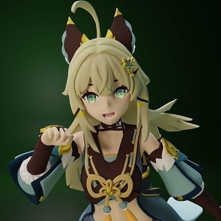 kirara genshin impatto gioco video ragazza carina kawai waifu aratro gattino gatto neko arte sculture 3d print model - Mito3D