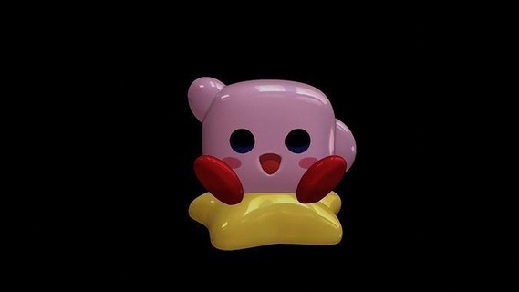 Kirby funko pop figure personnage nintendo Jeux Jeu art sculptures miniatures vengeurs décor figurines Groot plante jouets 3dprint homme araignée 3d print model - Mito3D