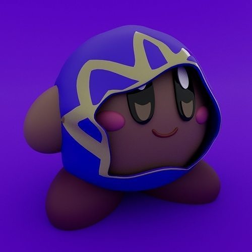Kirby astra valoroso agente funko pop nintendo carina divertimento oggetti collezione giocattolo carattere gioco Giochi giocattoli arte fantasia cartone animato testa design 3D print model - Mito3D