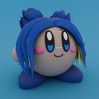 Kirby neón Kirby neón valorante nintendo juegos personaje juego juego personaje juguetes juegos juguetes lindo Arte dibujos animados esculturas escultura juguete diseño lowpoly fantasía imprimible 3d print model - Mito3D
