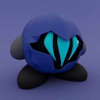 kirby Omen tapfer Nintendo Spiele Charakter Spiel Spielzeuge Skulpturen Karikatur niedlich Spielzeug Lowpoly Skulptur Pokémon Kunst Design Fantasie 3d print model - Mito3D