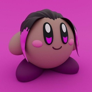 Kirby Reyna vaillant Jeux nintendo personnage jouets Jeu art lowpoly sculptures mignonne dessin animé jouet conception sculpture femme imprimable 3d print model - Mito3D