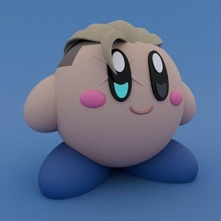 Kirby sova valoroso Giochi nintendo gioco carattere giocattoli carina sculture arte pronto uomo cartone animato lowpoly giocattolo design stampabile 3d print model - Mito3D
