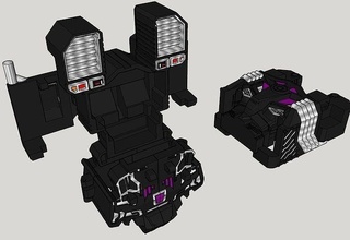 kit estabilizador transformers menasor combiner wars trailer motormaster optimus prime cw models games toys 3d print model - Mito3D