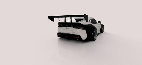 kit pandem supra 2020 mk5 modelo carro toyota passatempo faça automotivo 3d print model - Mito3D