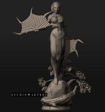 kitana mortal kombat lucha guerrero mujer arte esculturas 3d print model - Mito3D