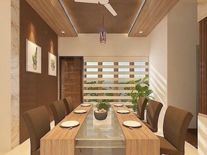 kitchen model modern dining room interior design wooden architecture laminate moduler house 3d print model - Mito3D