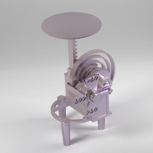 Küche-Skala Haus Küche Interieur-design Geschirr skalieren Messen Gleichgewicht Gewicht mechanisch ist mechanische Waage design support Kostenlose Essen Esszimmer 3d print model - Mito3D
